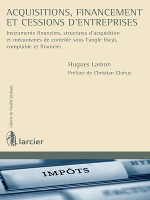 cover image of Acquisition, financement et cessions d'entreprises